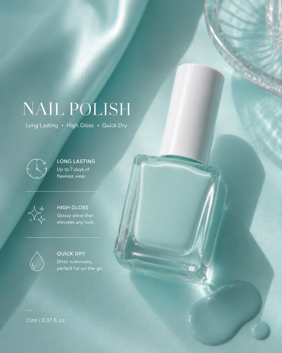 Solid nails polish