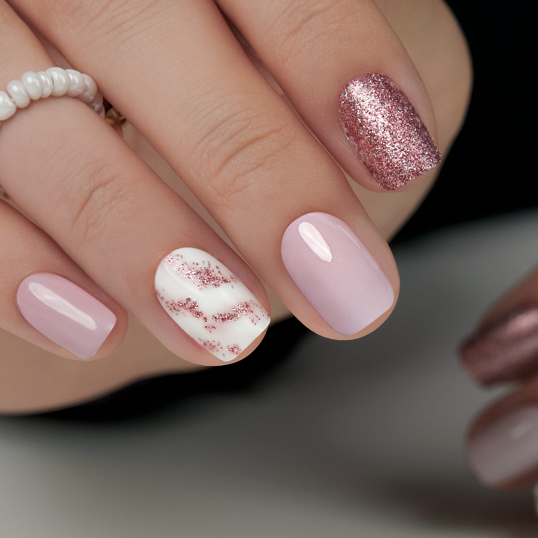 Rose Glint – S Squoval