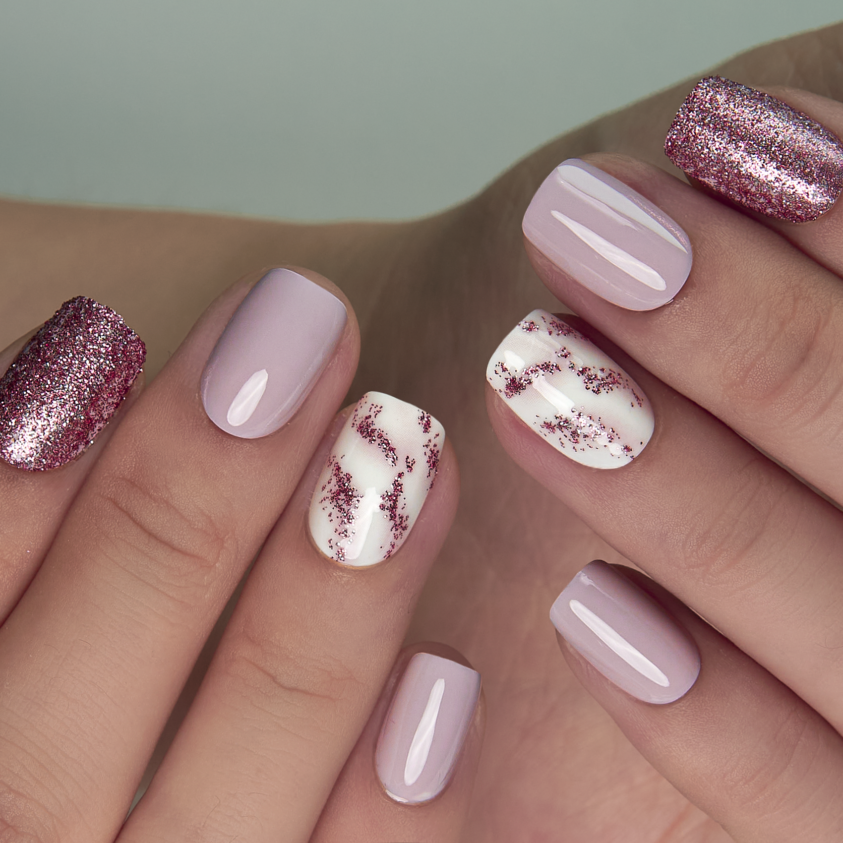Rose Glint – S Squoval
