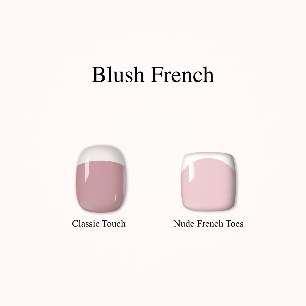 Blush French Mani Pedi