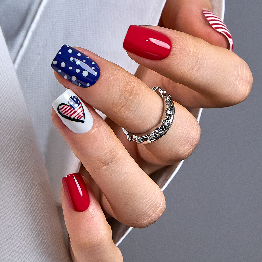 Patriotic Hearts – S Squoval