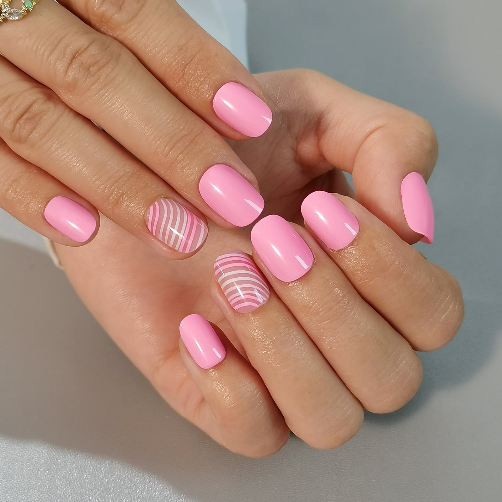 Candy Stripe – RS Squoval