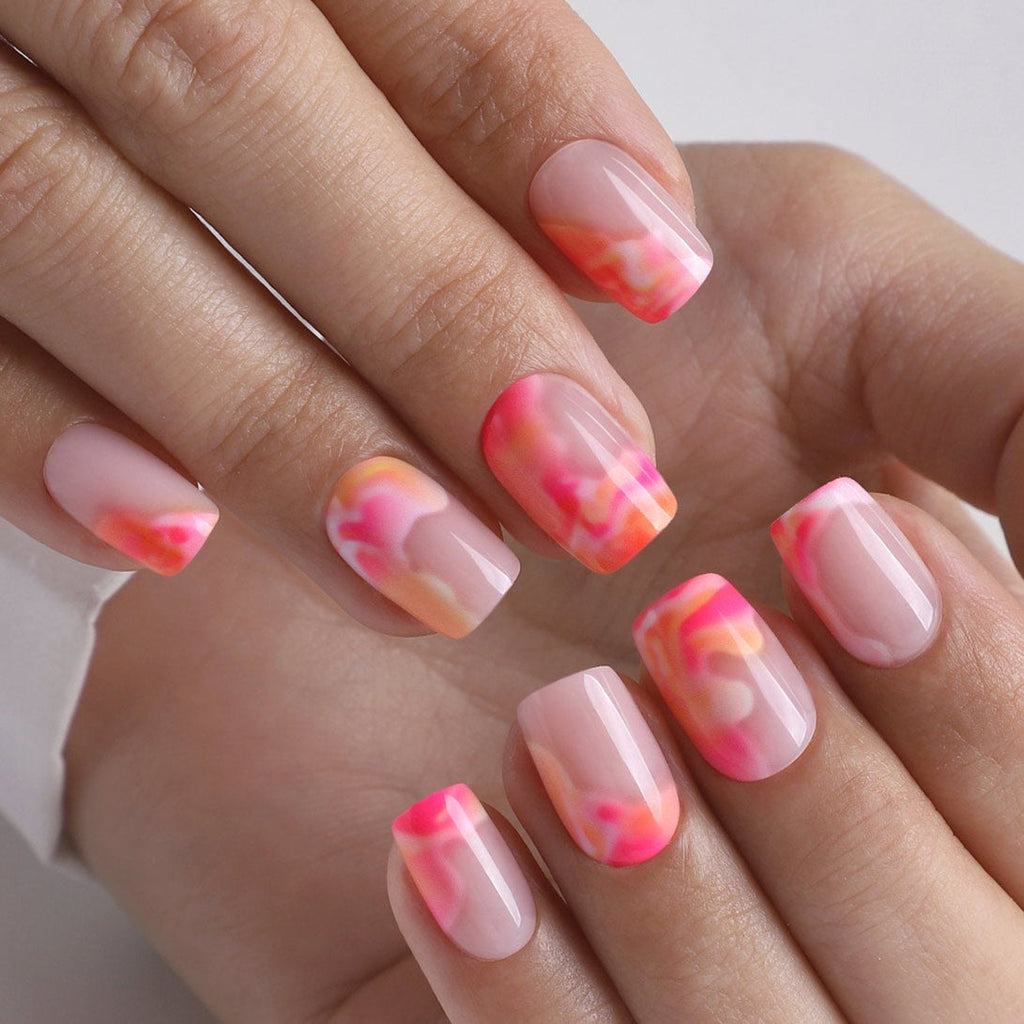 Sunset Blush – S Squoval