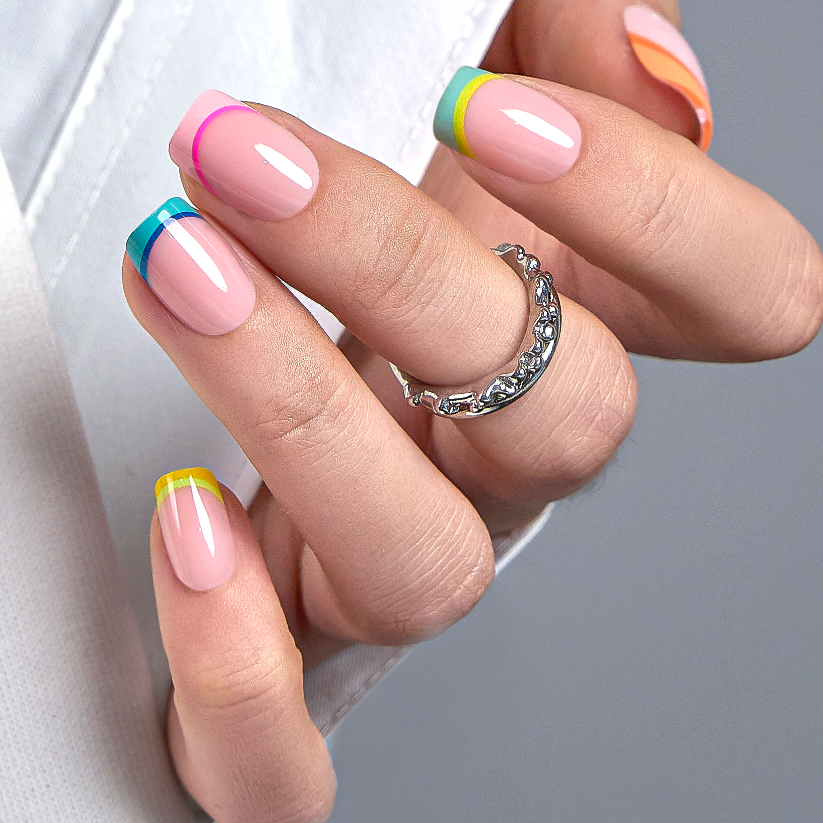 Colorful French – S Squoval