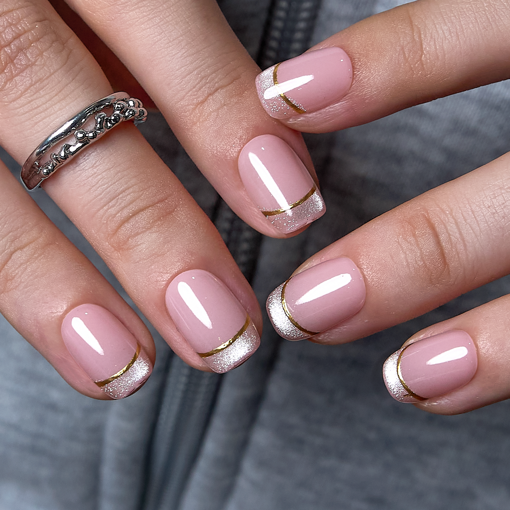 Blush Glitz – S Squoval
