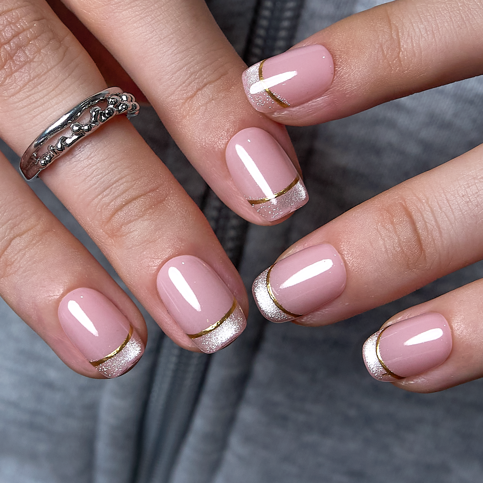 Blush Glitz – S Squoval