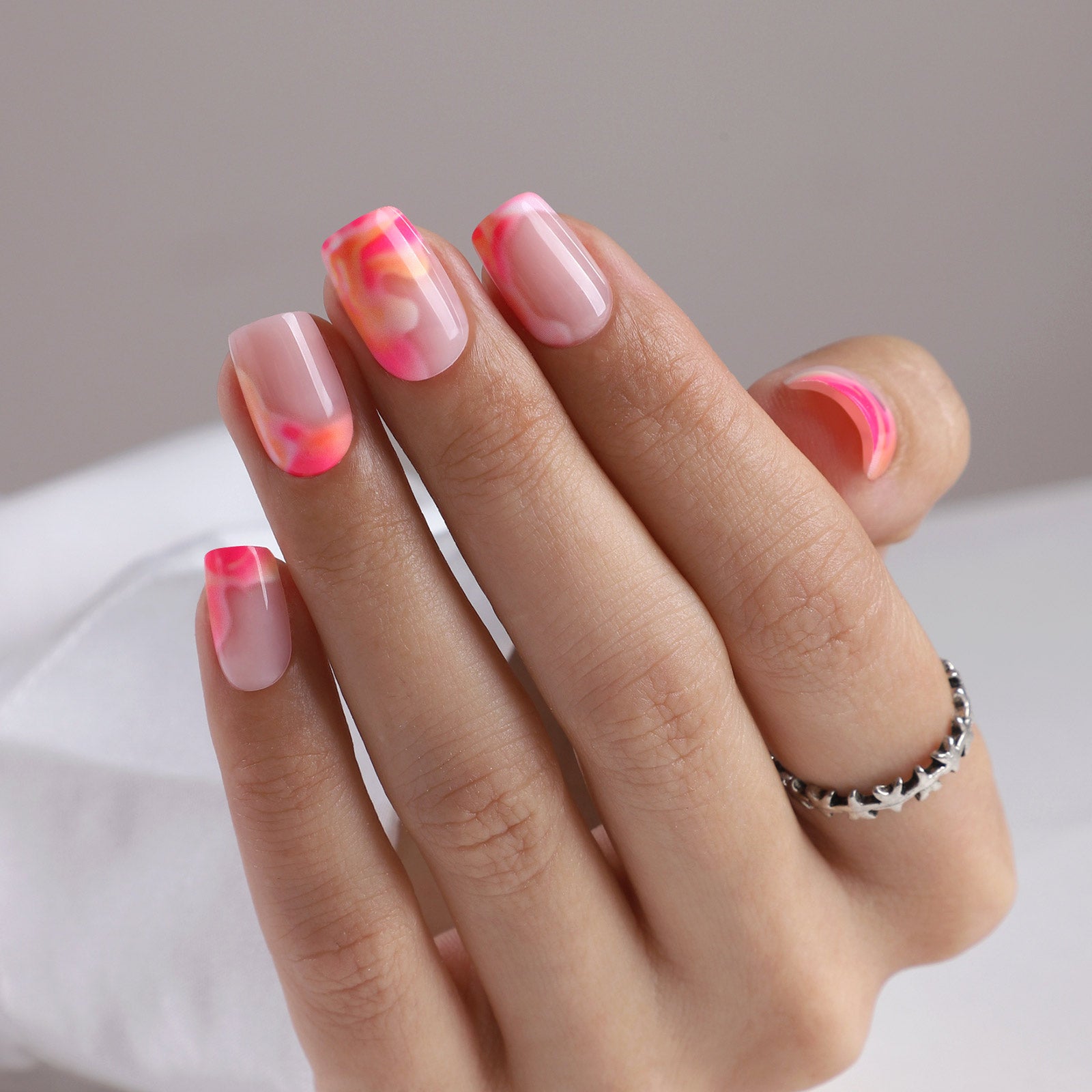 Sunset Blush – S Squoval