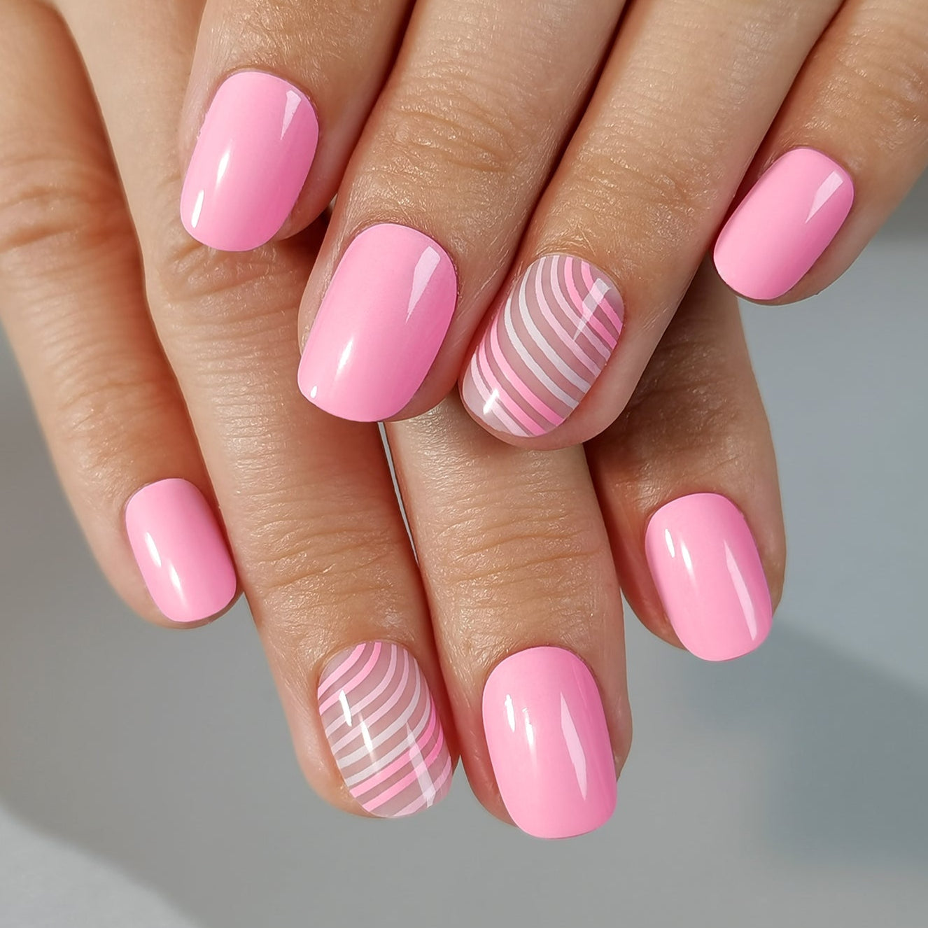 Candy Stripe – RS Squoval