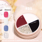 4-Color Solid Nail Gel Set 21