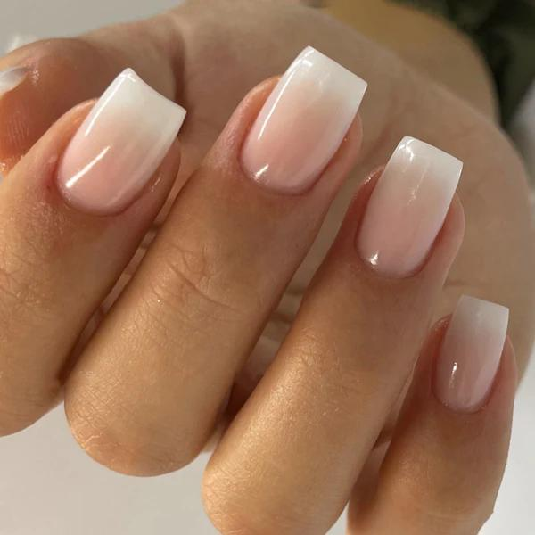 Pink and White – S Squoval