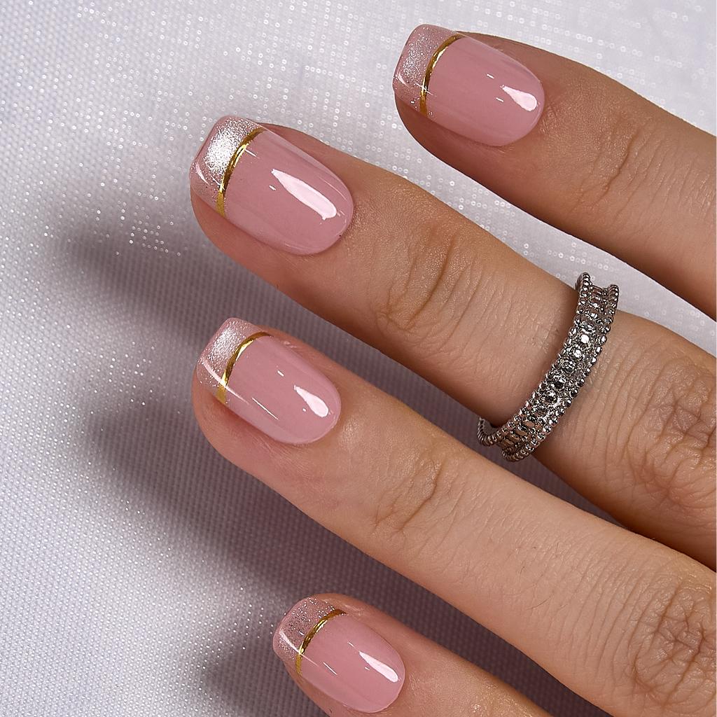 Blush Glitz – S Squoval