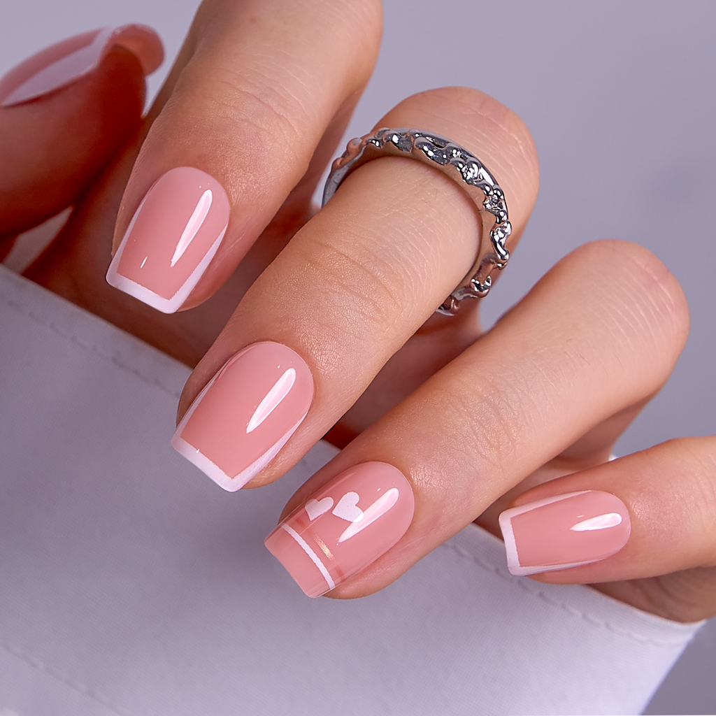 Pink Heart – S Squoval