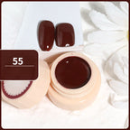 Deep Burgundy Solid Gel Nail Polish 55