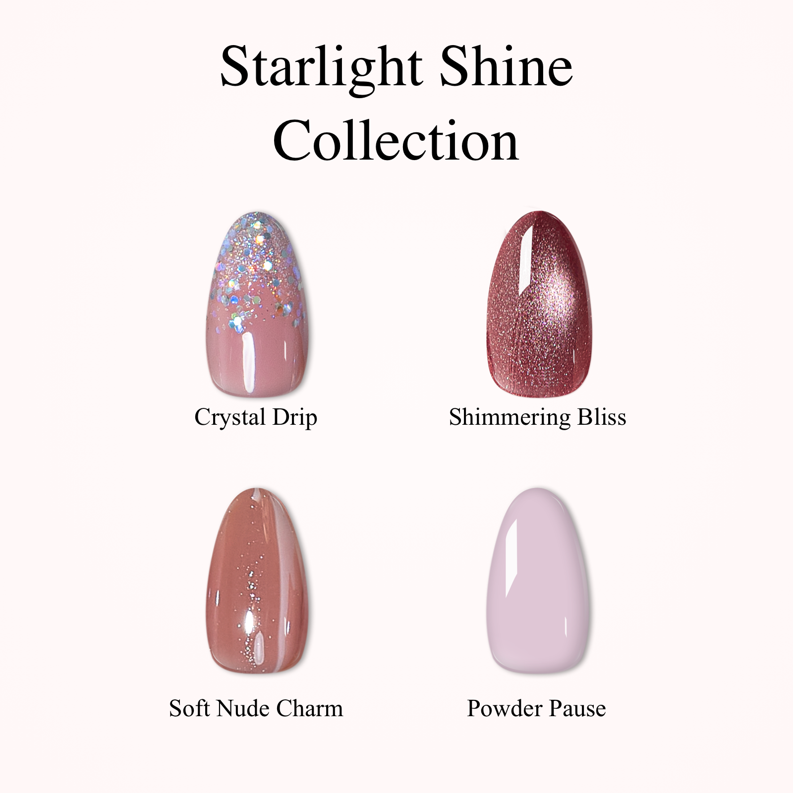 Starlight Shine Collection-Short Almond