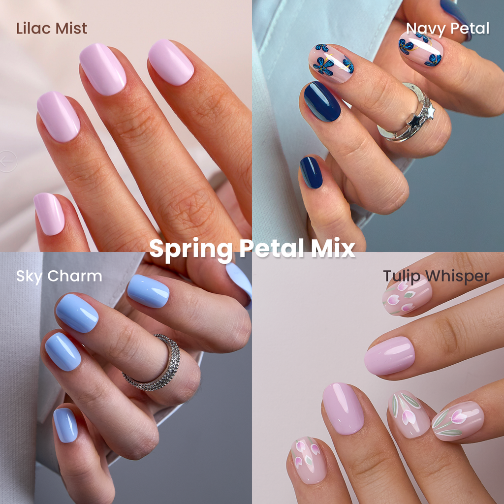 Spring Petal Mix-Extra Short Oval