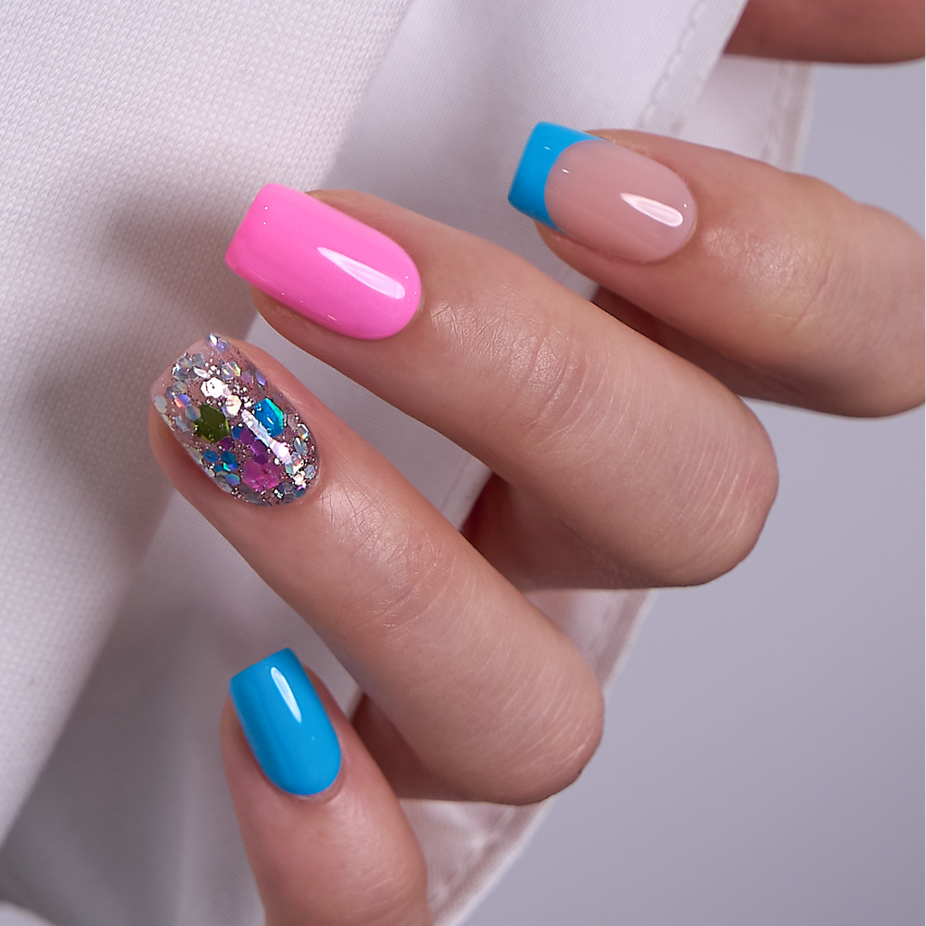Designer's Pick | Candy Splash – M Squoval