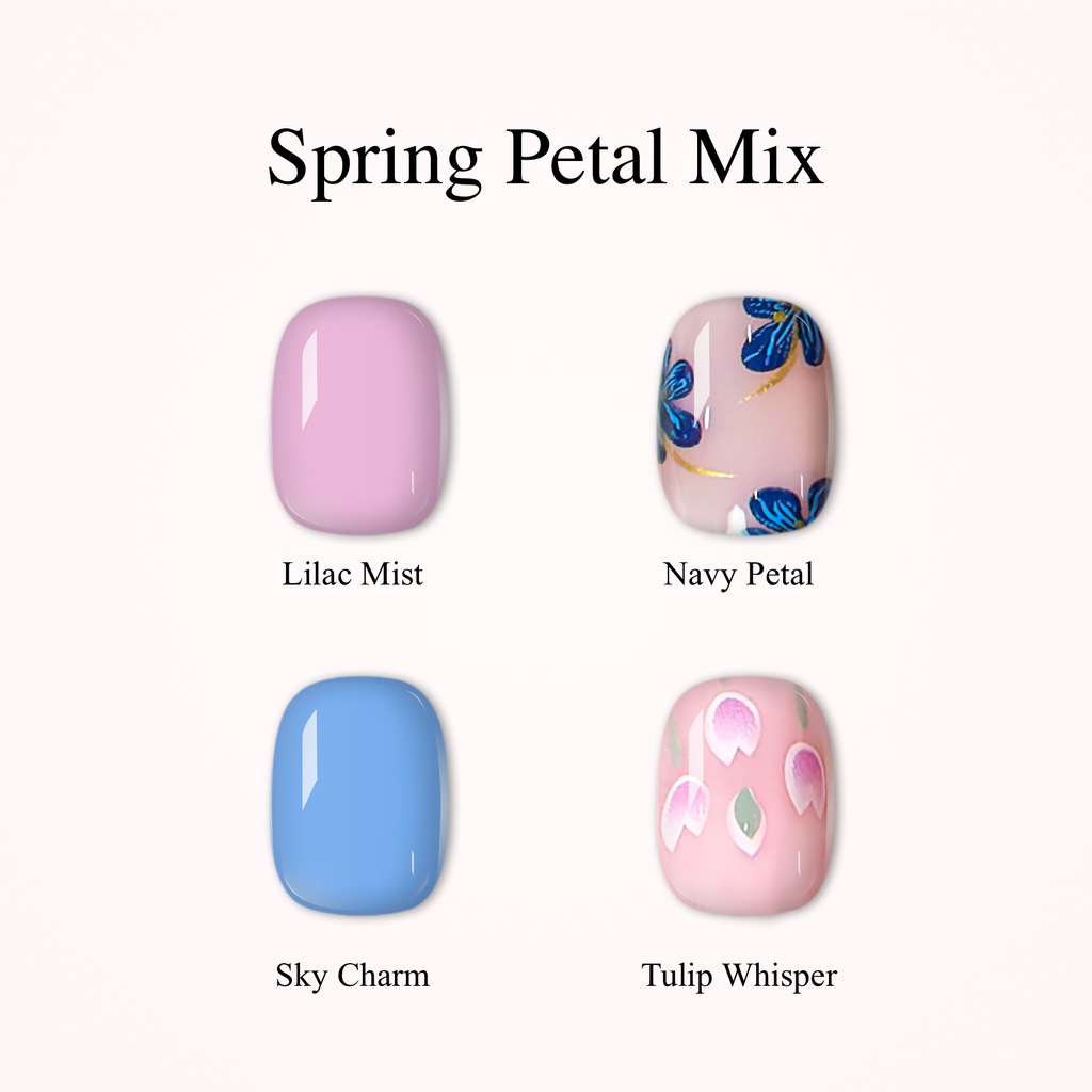 Spring Petal Mix-Extra Short Oval