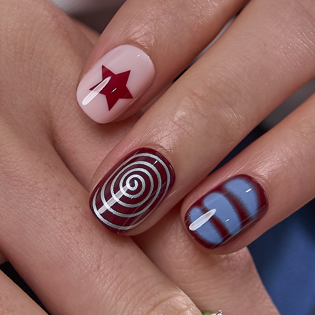 Crimson Swirl – RS Squoval