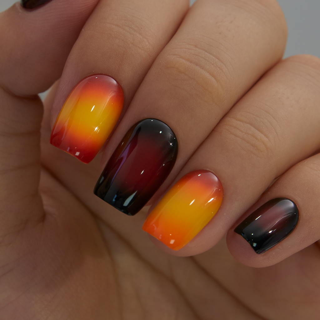 Sunset Flame – M Squoval