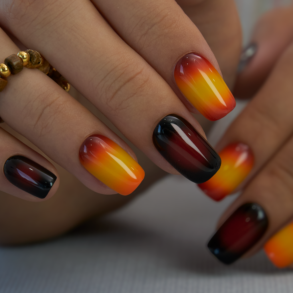 Sunset Flame – M Squoval