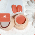 Coral Orange Solid Gel Nail Polish 93
