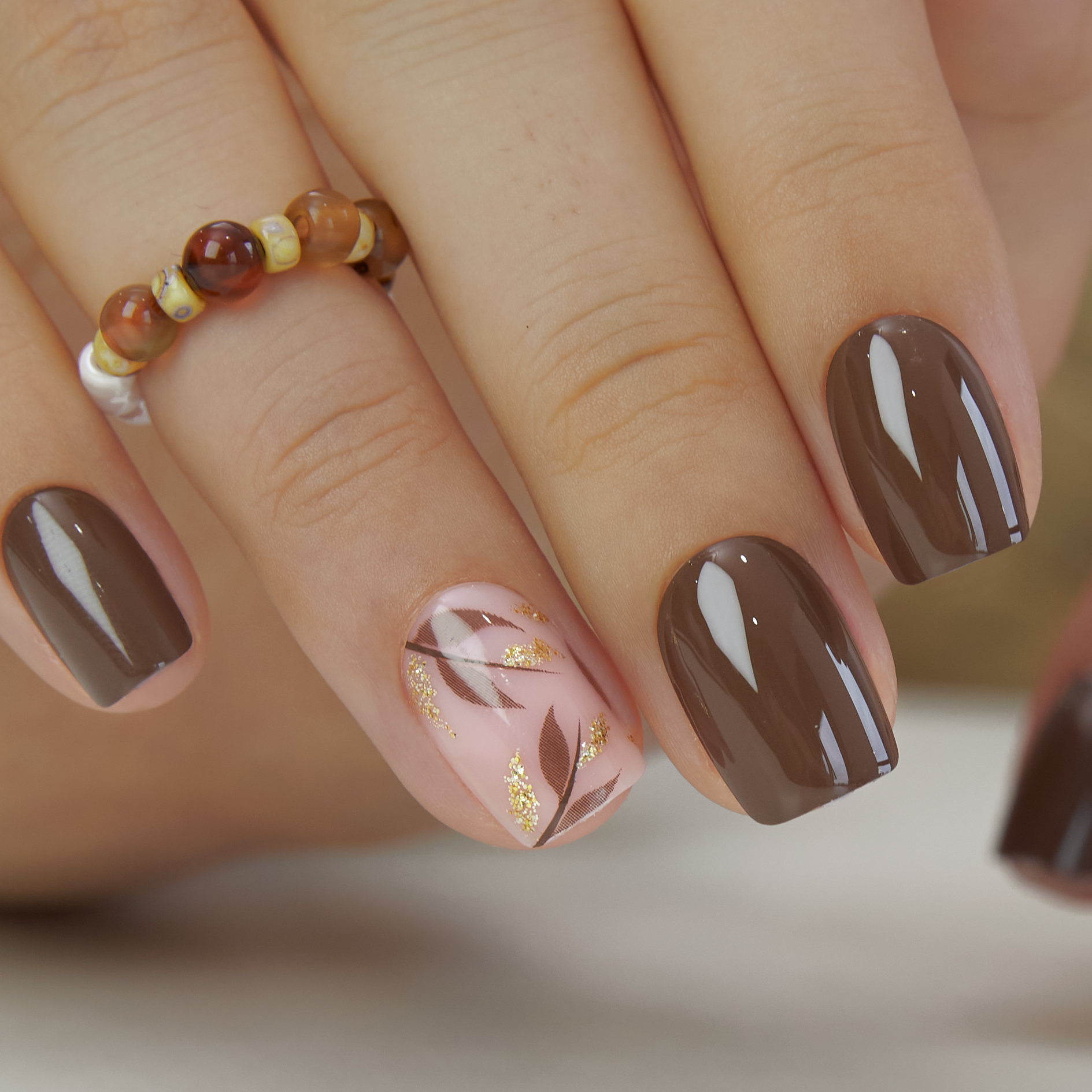 Mocha Luxe – S Squoval