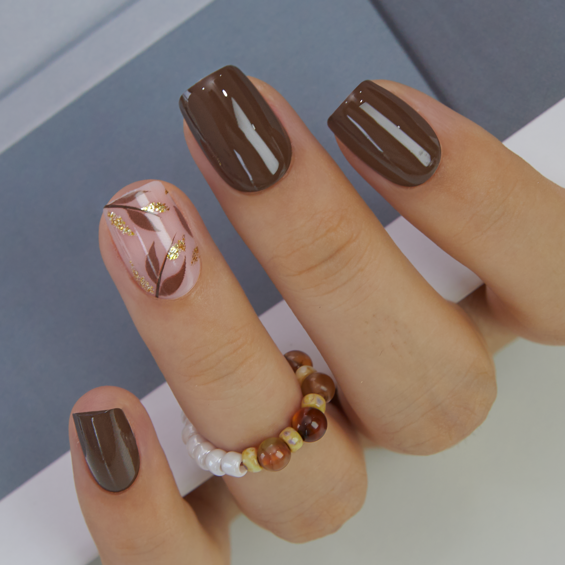 Mocha Luxe – S Squoval