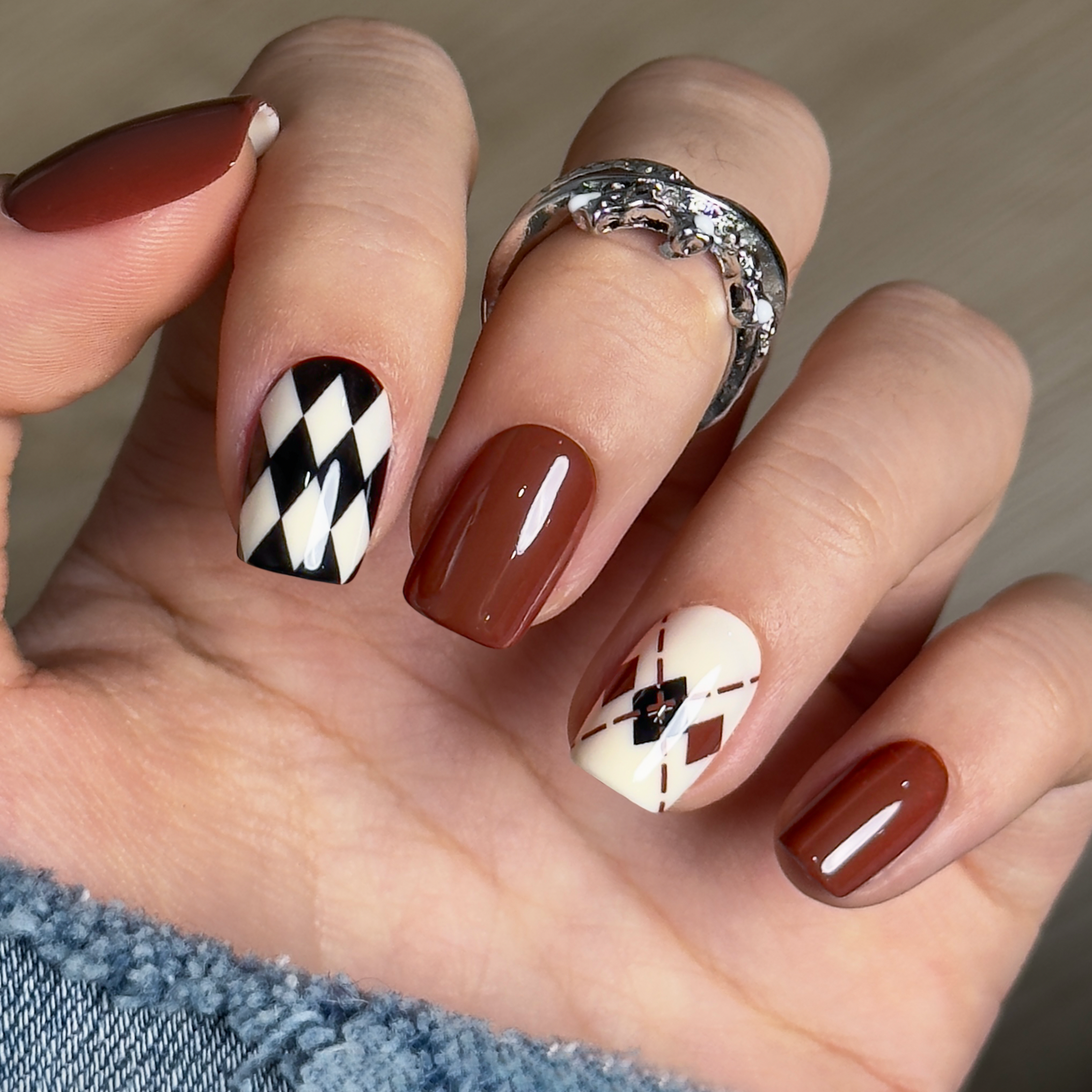 Blush Leopard – S Squoval