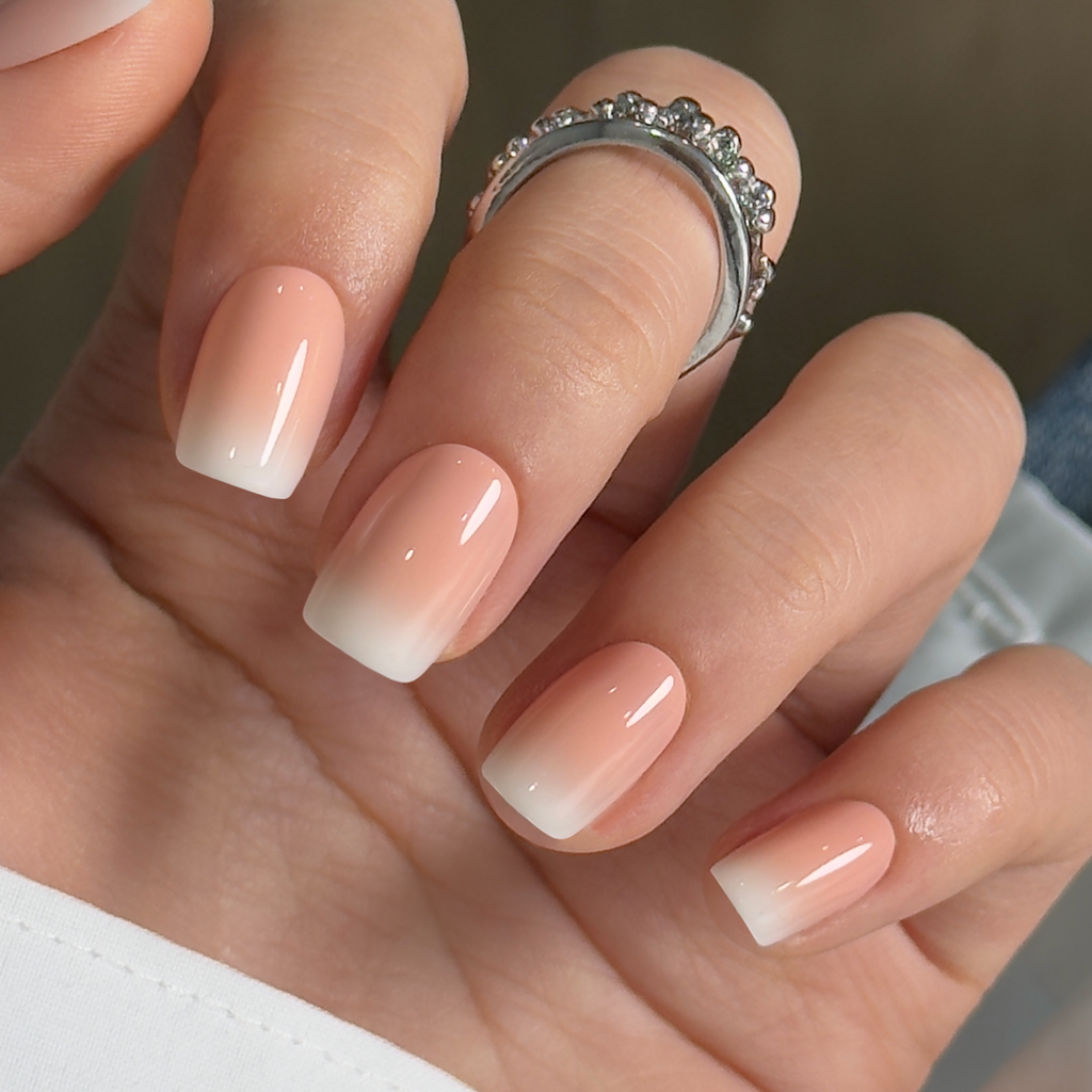 Pink and White – S Squoval