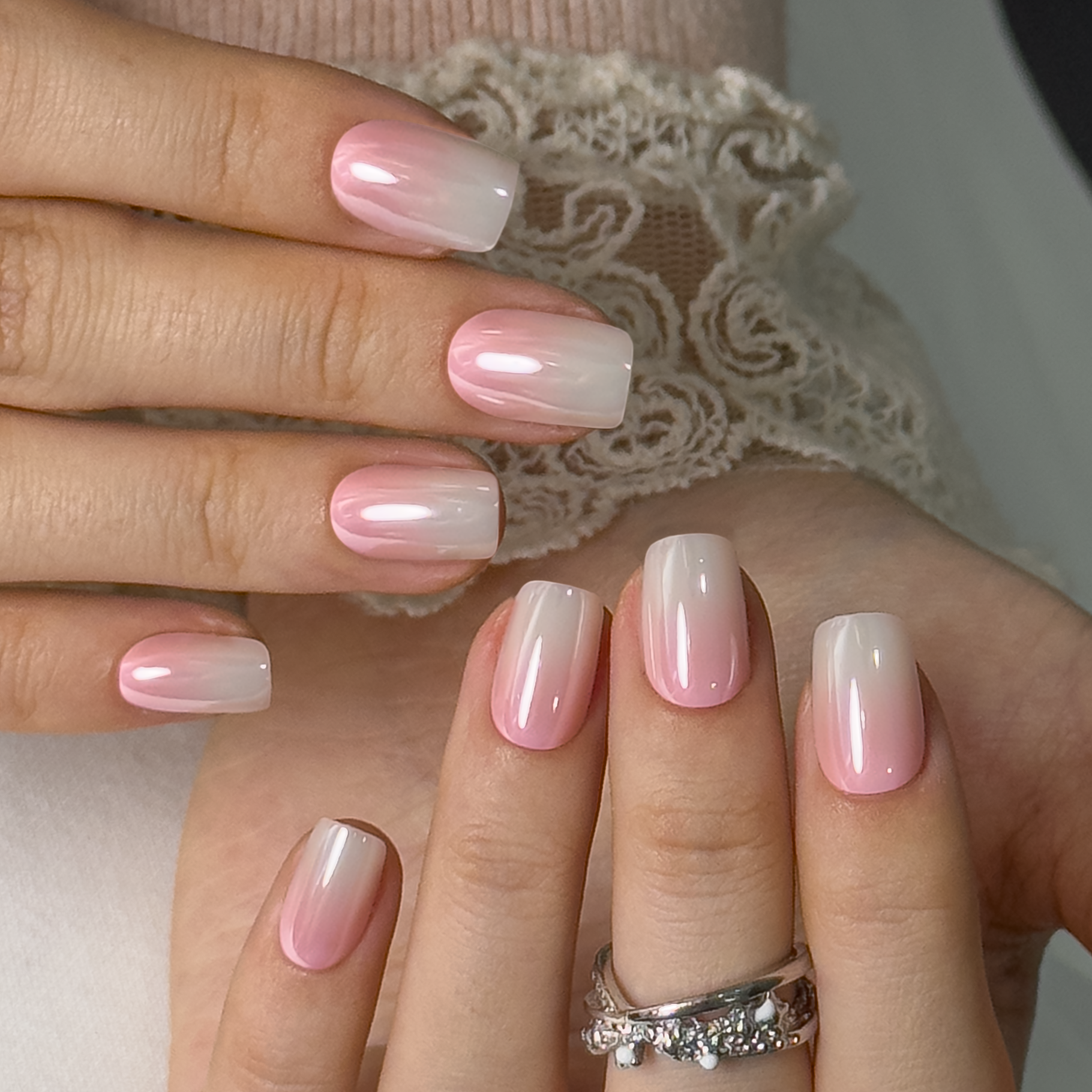 Pink Mist Charm – S Squoval