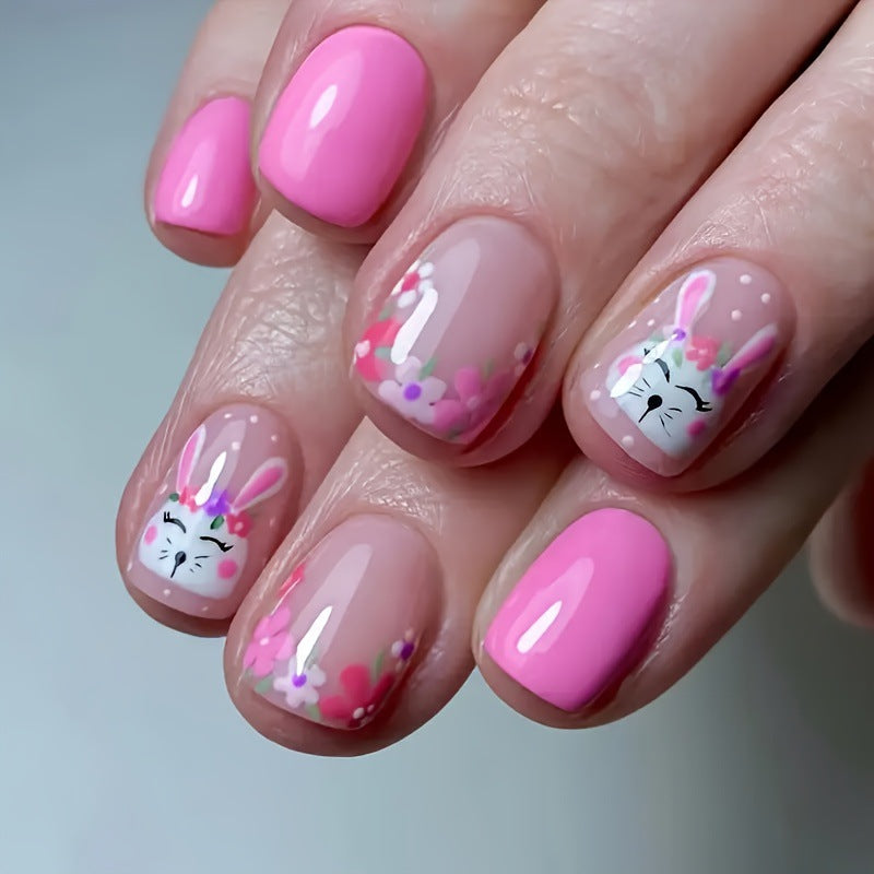 Pink Bunny – S Squoval