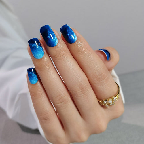 Blue Cosmos – M Squoval