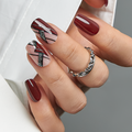 Elegant Lady Red – M Squoval