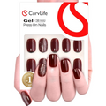 Burgundy Bling – S Squoval