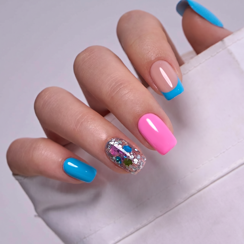 Designer's Pick | Candy Splash – M Squoval