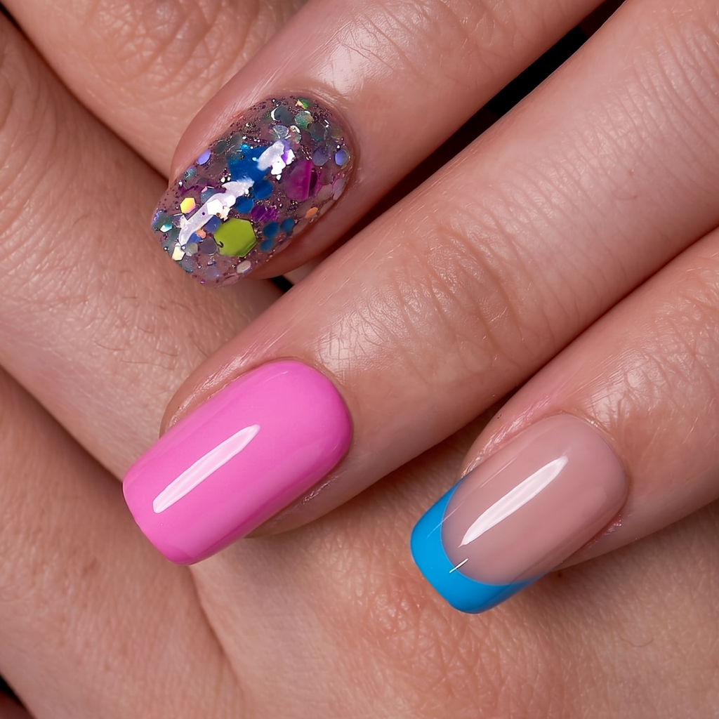 Designer's Pick | Candy Splash – M Squoval