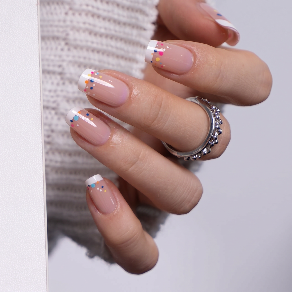 Vivid Dot Veil – M Squoval